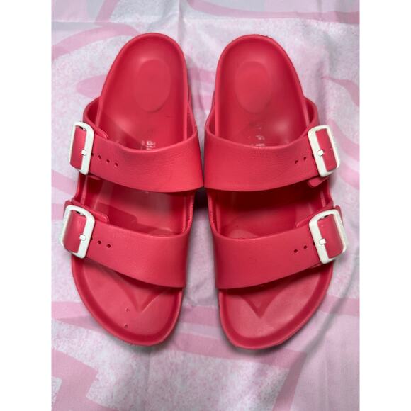 Birkenstock Arizona Essentials – Red EVA Sandals (Size 11) - Picture 5 of 8